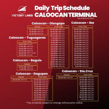 2024 MANILA to SUBIC Bus Schedules & Fares.